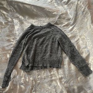 Cute black and white sweater